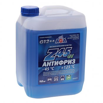 2 879 р. Антифриз синий -45C 10кг Antifreeze G12++ AGA AGA aga307z  с доставкой в г. Кемерово. Увеличить фотографию 1