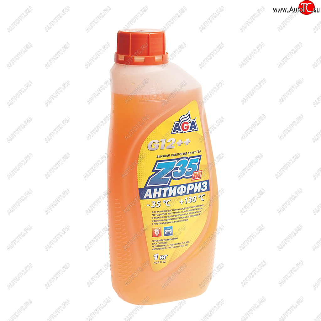 469 р. Антифриз оранжевый -40C 0.946л Antifreeze Z35m AGA AGA aga310z  с доставкой в г. Кемерово