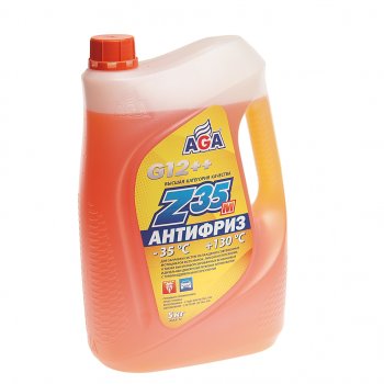 1 589 р. Антифриз оранжевый -40C 5л Antifreeze Z35m AGA AGA aga311z  с доставкой в г. Кемерово. Увеличить фотографию 1