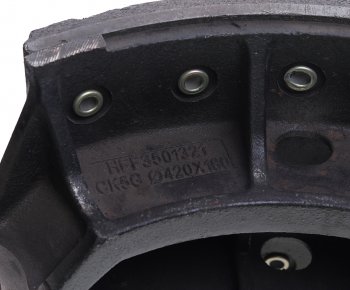 14 549 р. Колодки тормозные JAC N350 передние барабанные (1шт.) OE JAC ak35013205gjh  с доставкой в г. Кемерово. Увеличить фотографию 4