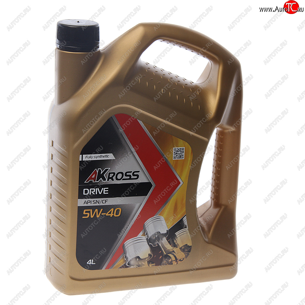 1 699 р. Масло моторное DRIVE SN/CF 5W-40 синт.4л AKROSS AKROSS aks0002mof AKROSS aks0002mof  с доставкой в г. Кемерово