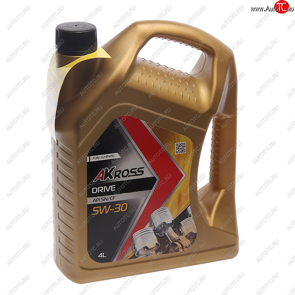1 599 р. Масло моторное DRIVE SN/CF 5W-30 синт.4л AKROSS AKROSS aks0006mof AKROSS aks0006mof  с доставкой в г. Кемерово