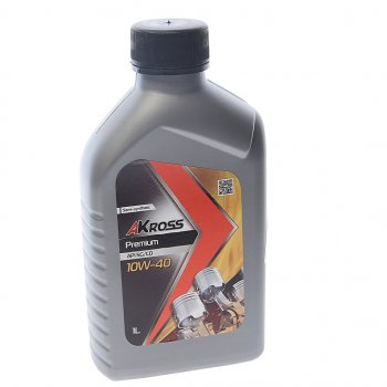 339 р. Масло моторное PREMIUM SG/CD 10W-40 п/синт.1л AKROSS AKROSS aks0006mos AKROSS aks0006mos  с доставкой в г. Кемерово. Увеличить фотографию 1
