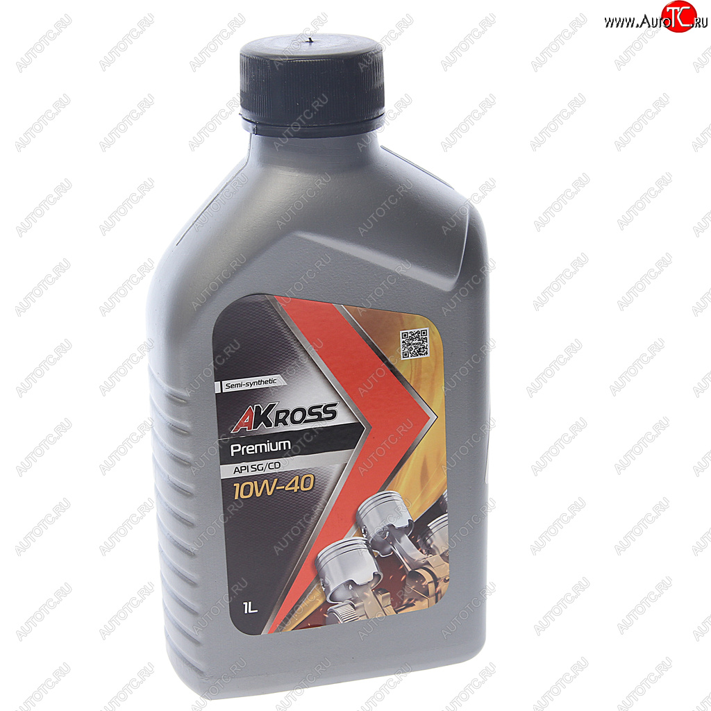 339 р. Масло моторное PREMIUM SG/CD 10W-40 п/синт.1л AKROSS AKROSS aks0006mos AKROSS aks0006mos  с доставкой в г. Кемерово