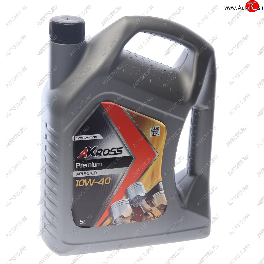 1 389 р. Масло моторное PREMIUM SG/CD 10W-40 п/синт.5л AKROSS AKROSS aks0008mos AKROSS aks0008mos  с доставкой в г. Кемерово