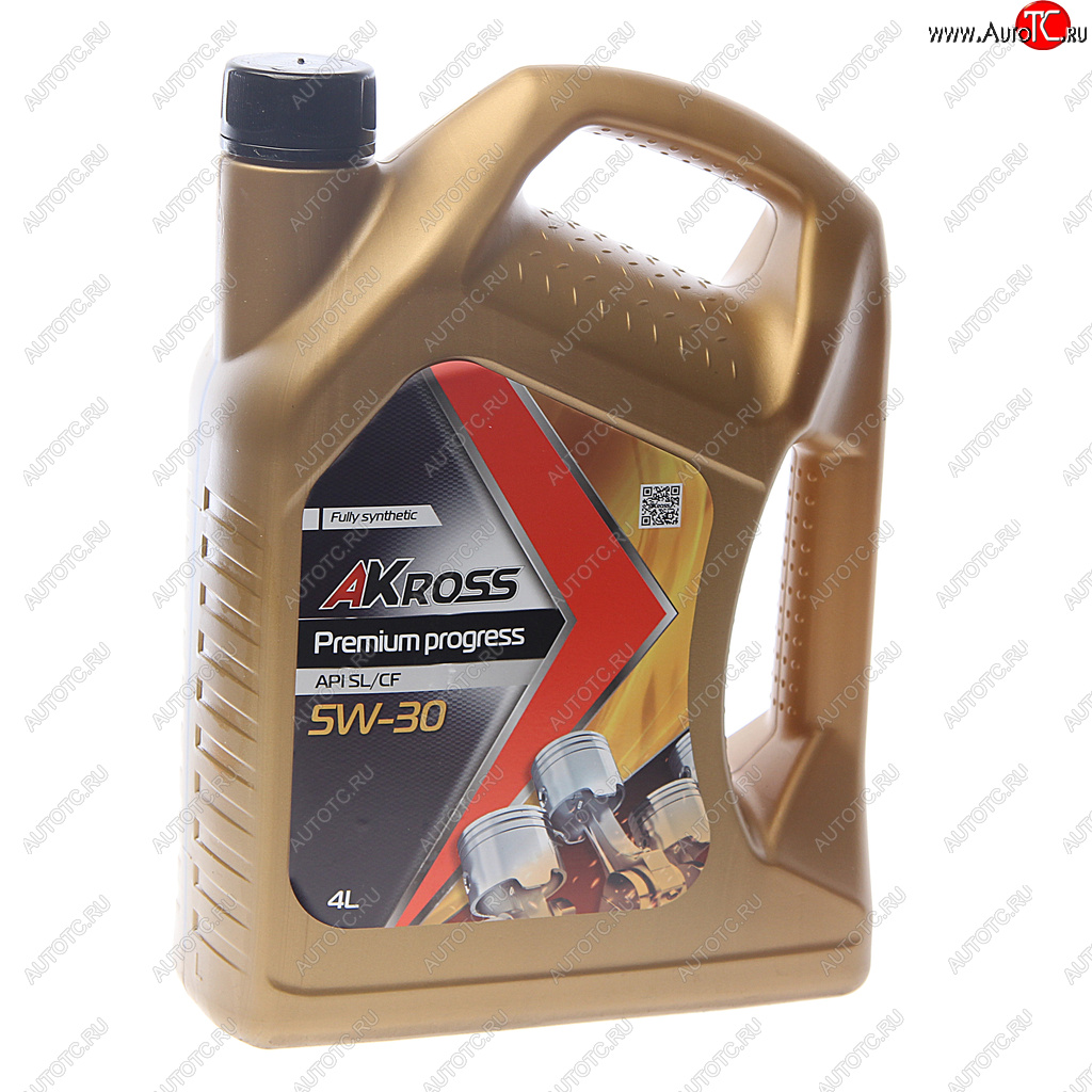 1 429 р. Масло моторное PREMIUM SLCF 5W-30 синт.4л AKROSS AKROSS aks0010mof  с доставкой в г. Кемерово