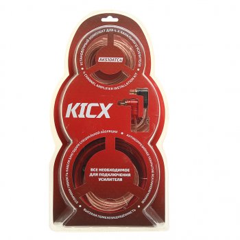 1 689 р. Набор для установки усилителя KICX KICX aks10atc4  с доставкой в г. Кемерово. Увеличить фотографию 1