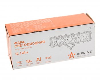 729 р. Фара рабочего света 157х42x40мм 18Вт 6LED 4D линза прямоугольная AIRLINE AIRLINE aled006  с доставкой в г. Кемерово. Увеличить фотографию 3