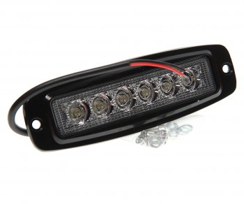 799 р. Фара рабочего света 185х60x35мм 18Вт 6LED врезная прямоугольная AIRLINE AIRLINE aled007  с доставкой в г. Кемерово. Увеличить фотографию 1
