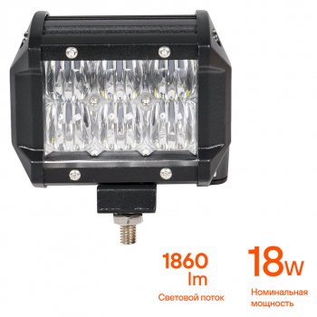 939 р. Фара рабочего света 98х78х65мм 18W 6LED 5D линза AIRLINE AIRLINE aled043  с доставкой в г. Кемерово. Увеличить фотографию 5