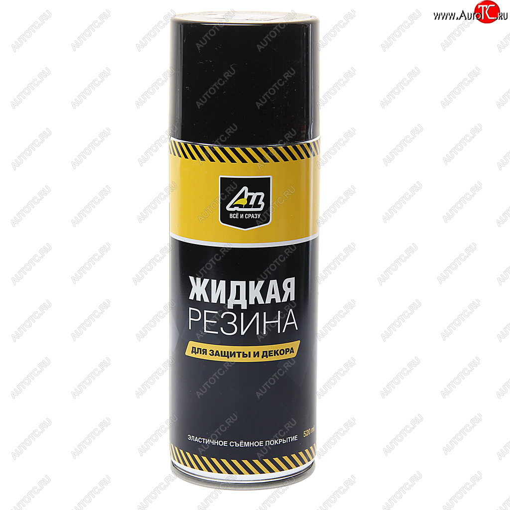 499 р. Резина жидкая декоративная черная матовая 520мл ALL ALL all-0104  с доставкой в г. Кемерово