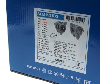 12 949 р. Генератор MITSUBISHI Lancer (00-13) KRAUF KRAUF alm1531bs  с доставкой в г. Кемерово. Увеличить фотографию 6