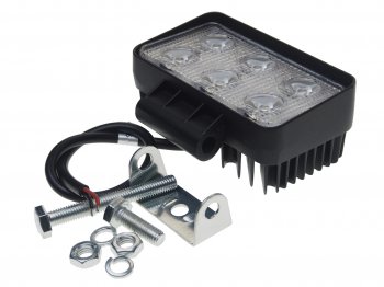 1 099 р. Фара рабочего света 110x60x45мм 18Вт (6 светодиодов) IP67 Allroad LUMEN LUMEN alr18w2lf  с доставкой в г. Кемерово. Увеличить фотографию 1