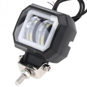 2 179 р. Фара рабочего света 74x65x55мм 20Вт с ДХО (к-т 2шт.) IP67 Allroad LUMEN LUMEN alr-af20ws  с доставкой в г. Кемерово. Увеличить фотографию 2