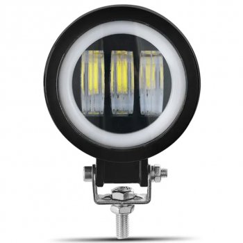 2 799 р. Фара рабочего света 74x65x55мм 30Вт с ДХО (к-т 2шт.) IP67 Allroad LUMEN LUMEN alr-af30wr  с доставкой в г. Кемерово. Увеличить фотографию 2