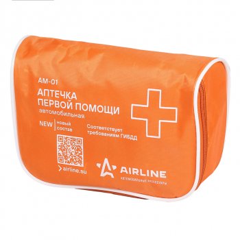729 р. Аптечка автомобильная ГОСТ AIRLINE AIRLINE am-01  с доставкой в г. Кемерово. Увеличить фотографию 3