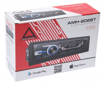 2 299 р. Магнитола автомобильная 1DIN AURA AURA amh-202bt AURA amh-202bt  с доставкой в г. Кемерово. Увеличить фотографию 4