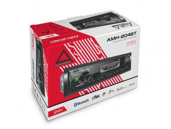 2 499 р. Магнитола автомобильная 1DIN AURA AURA amh-204bt AURA amh-204bt  с доставкой в г. Кемерово. Увеличить фотографию 5