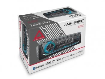 2 789 р. Магнитола автомобильная 1DIN AURA AURA amh-305bt AURA amh-305bt  с доставкой в г. Кемерово. Увеличить фотографию 2