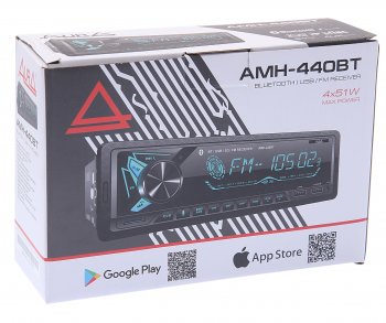 3 279 р. Магнитола автомобильная 1DIN AURA AURA amh-440bt AURA amh-440bt  с доставкой в г. Кемерово. Увеличить фотографию 5