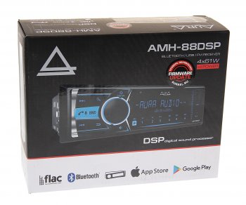 8 549 р. Магнитола автомобильная 1DIN AURA AURA amh-88dsp  с доставкой в г. Кемерово. Увеличить фотографию 3