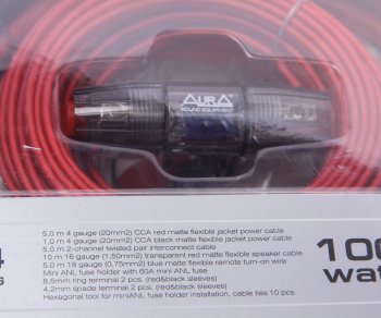 3 299 р. Набор для установки усилителя AURA AURA amp-2204  с доставкой в г. Кемерово. Увеличить фотографию 2