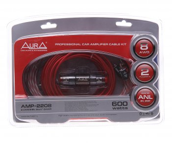 2 499 р. Набор для установки усилителя AURA AURA amp-2208  с доставкой в г. Кемерово. Увеличить фотографию 1