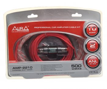 2 249 р. Набор для установки усилителя AURA AURA amp-2210  с доставкой в г. Кемерово. Увеличить фотографию 1