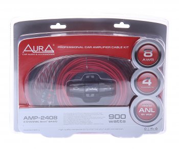 2 689 р. Набор для установки усилителя AURA AURA amp-2408  с доставкой в г. Кемерово. Увеличить фотографию 1