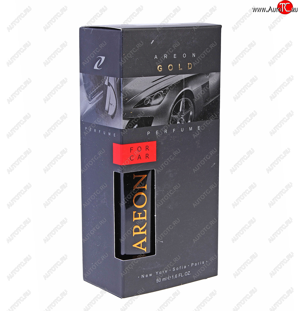 819 р. Ароматизатор спрей (золотой) Perfume премиум AREON AREON ap02  с доставкой в г. Кемерово