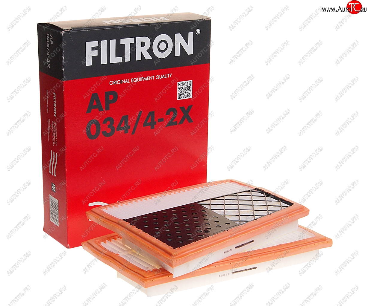3 789 р. Фильтр воздушный MERCEDES C (W203) (05-06),E (W211) (05-09) FILTRON FILTRON ap0344-2x  с доставкой в г. Кемерово