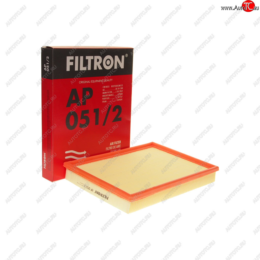 799 р. Фильтр воздушный OPEL Astra G (00-05),Zafira (00-05) (2.2 16V) FILTRON FILTRON ap0512  с доставкой в г. Кемерово