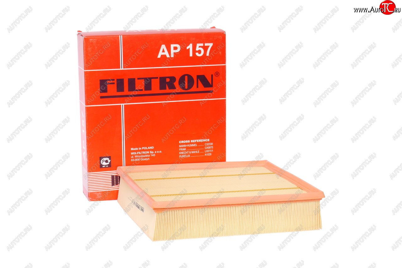 1 079 р. Фильтр воздушный MERCEDES VW FILTRON FILTRON ap157  с доставкой в г. Кемерово