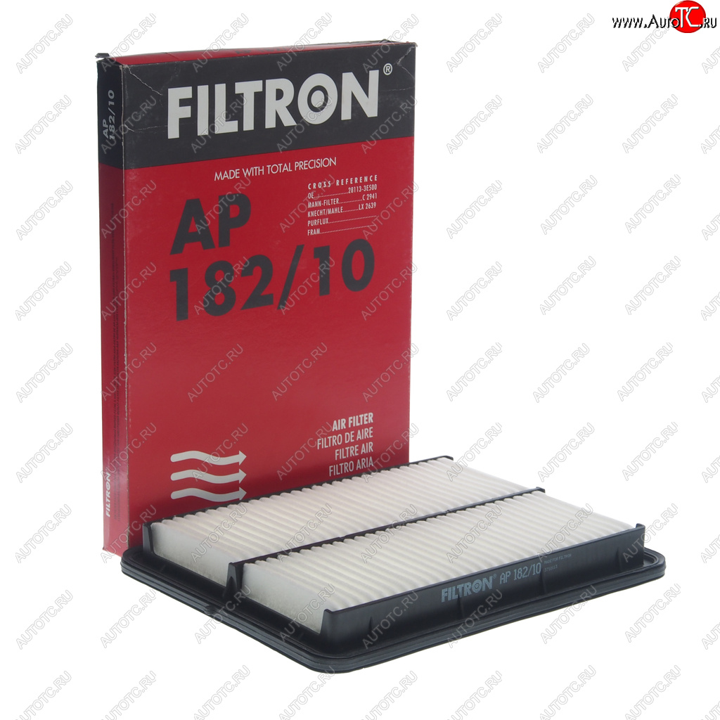 1 029 р. Фильтр воздушный KIA Sorento (06-) (297х238х32) FILTRON FILTRON ap18210  с доставкой в г. Кемерово