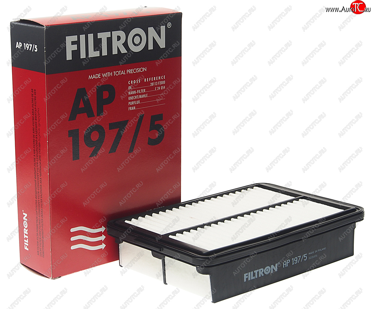 1 359 р. Фильтр воздушный HYUNDAI Elantra (15-) FILTRON FILTRON ap1975  с доставкой в г. Кемерово