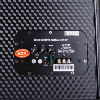 15 699 р. Сабвуфер корпусной активный 12 (30см) 300Вт KICX KICX ap 300bpa  с доставкой в г. Кемерово. Увеличить фотографию 5