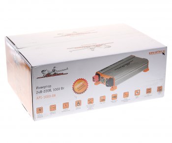 9 299 р. Преобразователь напряжения (инвертор) 24-220V 1000Вт AIRLINE AIRLINE api-1000-06  с доставкой в г. Кемерово. Увеличить фотографию 4
