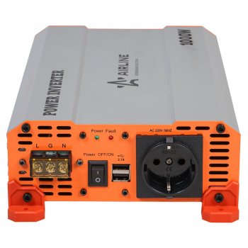9 299 р. Преобразователь напряжения (инвертор) 24-220V 1000Вт AIRLINE AIRLINE api-1000-06  с доставкой в г. Кемерово. Увеличить фотографию 7