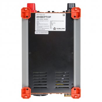 9 299 р. Преобразователь напряжения (инвертор) 24-220V 1000Вт AIRLINE AIRLINE api-1000-06  с доставкой в г. Кемерово. Увеличить фотографию 10