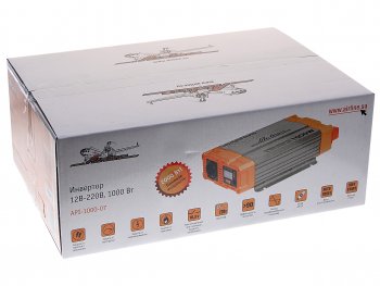 9 599 р. Преобразователь напряжения (инвертор) 12-220V 1000Вт AIRLINE AIRLINE api-1000-07  с доставкой в г. Кемерово. Увеличить фотографию 4