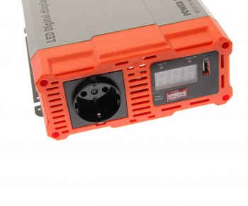 12 299 р. Преобразователь напряжения (инвертор) 12-220V 1500Вт AIRLINE AIRLINE api-1500-08  с доставкой в г. Кемерово. Увеличить фотографию 3