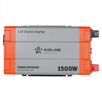 12 299 р. Преобразователь напряжения (инвертор) 12-220V 1500Вт AIRLINE AIRLINE api-1500-08  с доставкой в г. Кемерово. Увеличить фотографию 9