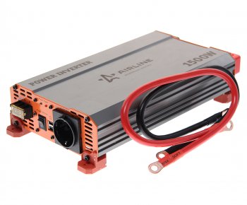 11 749 р. Преобразователь напряжения (инвертор) 24-220V 1500Вт AIRLINE AIRLINE api-1500-10  с доставкой в г. Кемерово. Увеличить фотографию 1