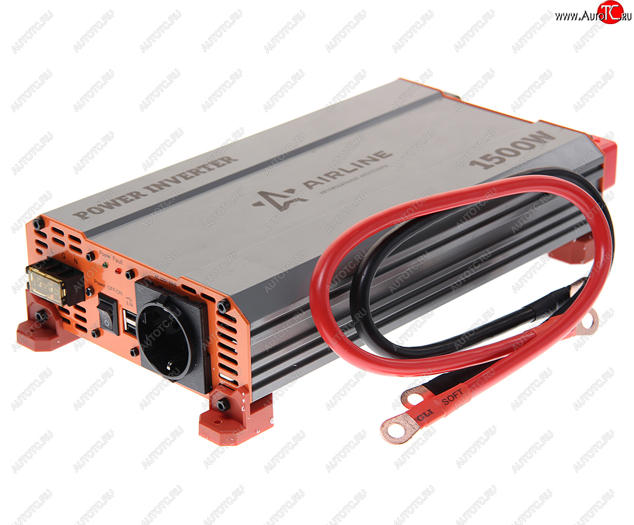 11 749 р. Преобразователь напряжения (инвертор) 24-220V 1500Вт AIRLINE AIRLINE api-1500-10  с доставкой в г. Кемерово