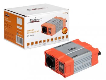 3 699 р. Преобразователь напряжения (инвертор) 12-220V 300Вт AIRLINE AIRLINE api-200-02  с доставкой в г. Кемерово. Увеличить фотографию 5
