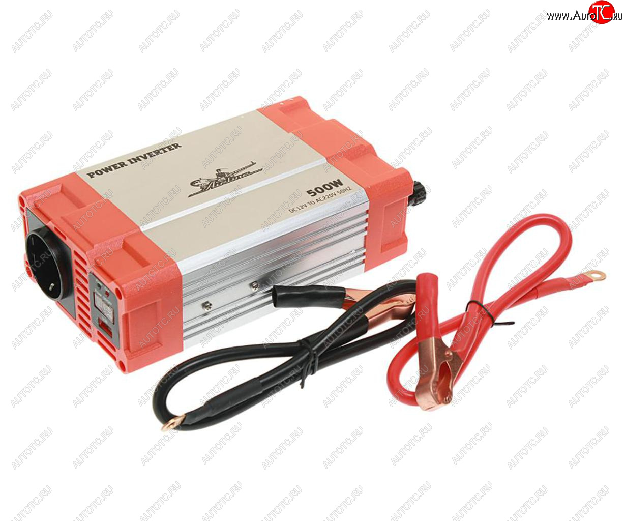 4 199 р. Преобразователь напряжения (инвертор) 12-220V 500Вт AIRLINE AIRLINE api-400-03  с доставкой в г. Кемерово