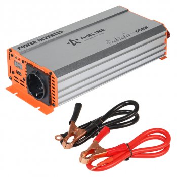 11 999 р. Преобразователь напряжения (инвертор) 12-220V 500Вт AIRLINE AIRLINE api-600-05  с доставкой в г. Кемерово. Увеличить фотографию 5