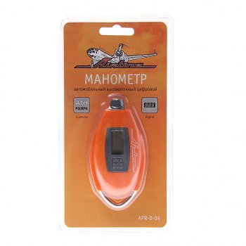 699 р. Манометр шинный цифровой 7.0атм. AIRLINE AIRLINE apr-d-04  с доставкой в г. Кемерово. Увеличить фотографию 1