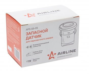 289 р. Сенсор датчика парковки d=19мм черный AIRLINE AIRLINE aps-ss-05  с доставкой в г. Кемерово. Увеличить фотографию 2