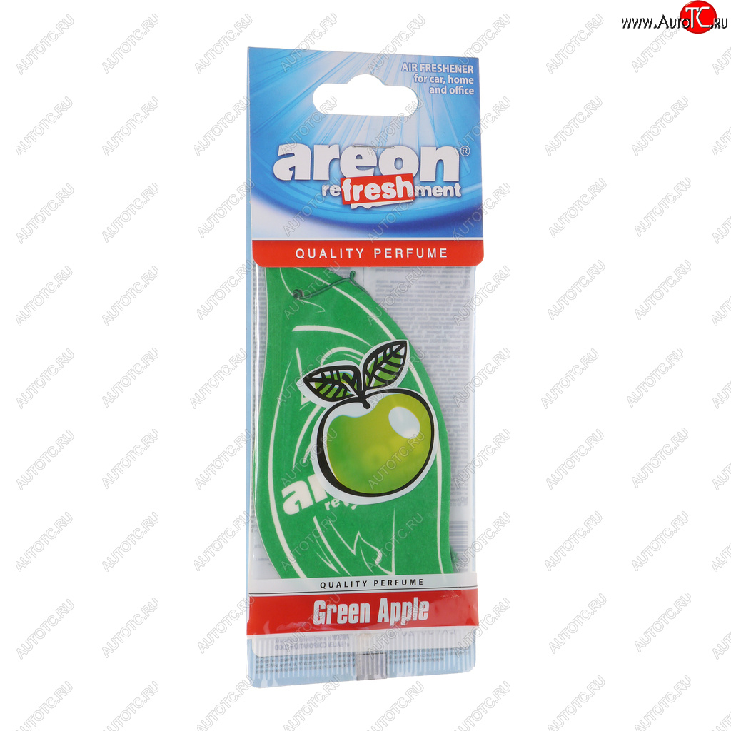 75 р. Ароматизатор подвесной пластина (яблоко зеленое) Refreshment Airplane AREON AREON ar03  с доставкой в г. Кемерово